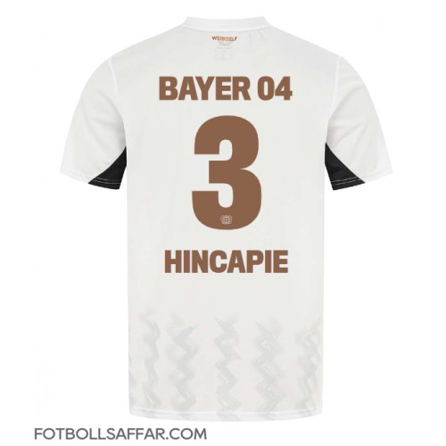 Bayer Leverkusen Piero Hincapie #3 Bortatröja 2024-25 Kortärmad